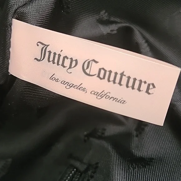 Juicy Couture Textured Black and White Tote - Picture 9 of 12